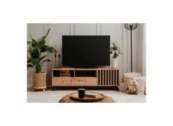 Tv-meubel Medan 138cm - melamine - artisanale eik