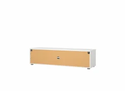 Tv-meubel Media 148cm - decor - wit