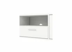 Tv-meubel Media 148cm - decor - wit