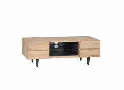 Tv-meubel Palacio 150cm - eik massief & decor - naturel