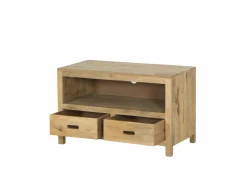 Tv-meubel Ploutos 89cm - mango massief - naturel