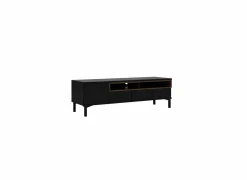 Tv-meubel Roomers 156cm - decor - zwart & walnoot
