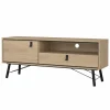 Tv-meubel Ry 151cm - decor - bruin & zwart