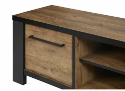 Tv-meubel Samuel 160cm - decor - denver eik & zwart