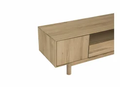 Tv-meubel Summer 150cm - eik massief & decor - naturel