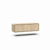 Tv-wandmeubel 163cm - melamine - brushed sand oak nature