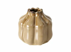 Vaas Aurelia H11,3cm - stoneware - bruin