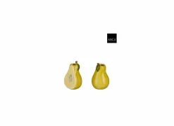 Mica Vaas Fruit H15cm - dolomiet - geel/groen