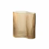 J line Vaas Gestreept  11,8x18,5x20 - glas - caramel