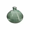 Vaas H23cm - gerecycleerd glas - groen