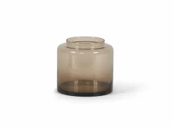 Vaas H17cm - glas - mocha
