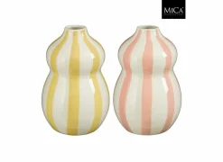 Edelman Vaas H18cm - keramiek - multicolor