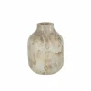 Vaas H15cm - marmer - beige