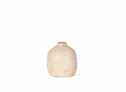 Vaas H21cm - stoneware - beige
