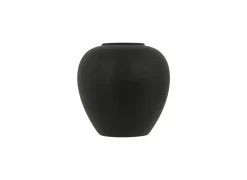 Vaas Rily H22cm - keramiek - zwart