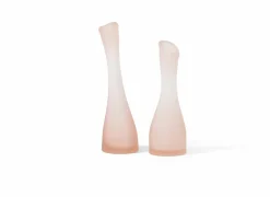 Vaas Soliflower organisch mat Small Ø7,5x19cm - glas - zalm