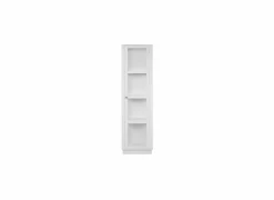 Vitrinekast Arles 56cm - melamine - wit