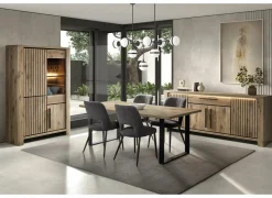 Vitrinekast Santos 120cm - decor - canyon oak