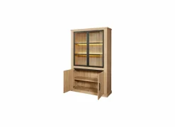 Vitrinekast Tibo 135cm - decor - French oak