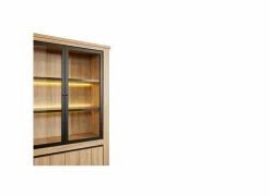 Vitrinekast Tibo 135cm - decor - French oak