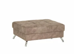 Voetenbank San Francisco 103x86cm stof taupe