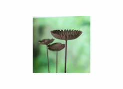 Vogelbad Blume H75cm - gietijzer - bruin