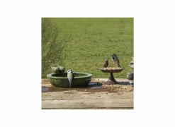 Vogelbad Vogelbad wit groen blauw
