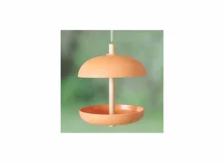 Vogelhuisje Giardino Ø21cm - kunststof/bamboe - oranje