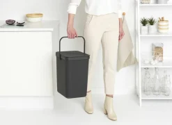 Brabantia Vuilbak Sort & Go 25L grijs