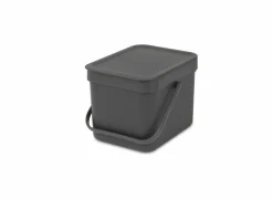 Brabantia Vuilbak Sort & Go 6L grijs
