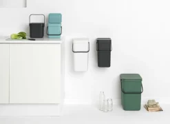 Brabantia Vuilbak Sort & Go 6L grijs