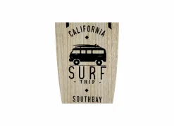Wanddecoratie Surfplank South 27x110cm
