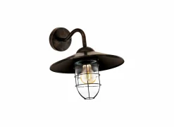 Wandlamp Melgoa koper 60W E27
