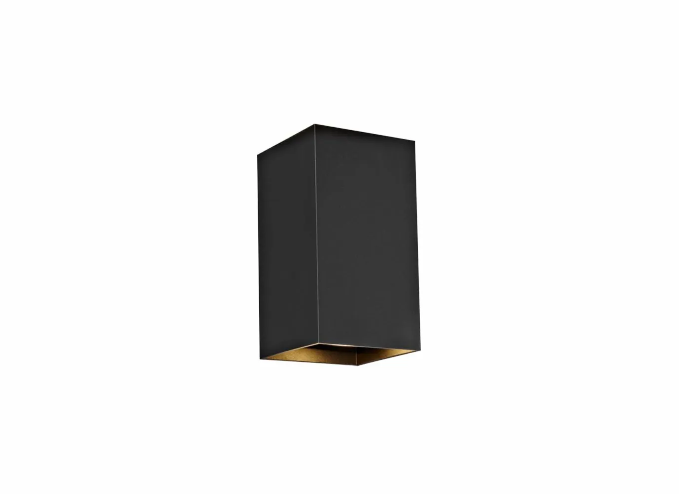 Wandlamp zwart 2x50W GU10