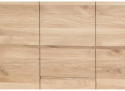 Wandmeubel Caviar 165cm - eik massief & decor - naturel