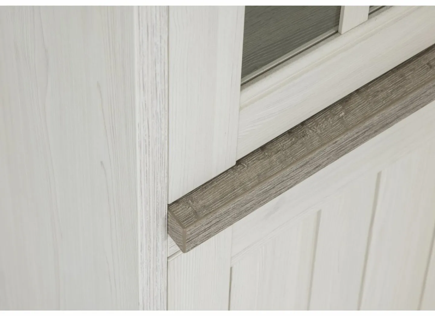 Wandmeubel 215cm - decor - lariks & bruine eik