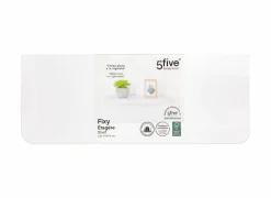 Wandplank Fixy 60x23,5x3,8cm - MDF - wit