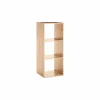 Wandrek Mix N' Modul 3 vakken 34,5x32x100,5cm - decor - naturel