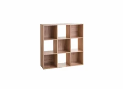 Wandrek Mix N' Modul 9 vakken 100,5x32x100,5cm - decor - naturel