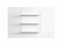 Wandrek Tomado 70x21x68cm - staal - wit