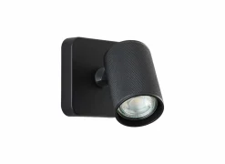 Brilliant Wandspot Marty zand zwart 5W GU10