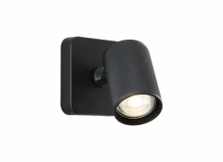 Brilliant Wandspot Marty zand zwart 5W GU10