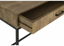 Wandtafel Angkor 140x40cm - mango massief - naturel