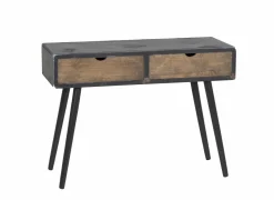 Wandtafel Esperanto 100x42x72cm - den massief & decor - naturel/zwart