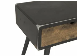 Wandtafel Esperanto 100x42x72cm - den massief & decor - naturel/zwart