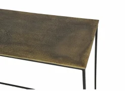 Wandtafel Steam 119x30cm - aluminium & ijzer - antique brass