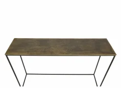 Wandtafel Steam 119x30cm - aluminium & ijzer - antique brass