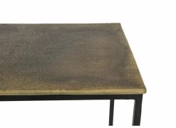 Wandtafel Steam 119x30cm - aluminium & ijzer - antique brass