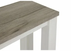 Wandtafel 138x45cm - decor - lariks & bruine eik