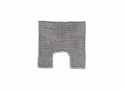 Wc-mat Indiana Shape 50x50cm - chenille - grijs